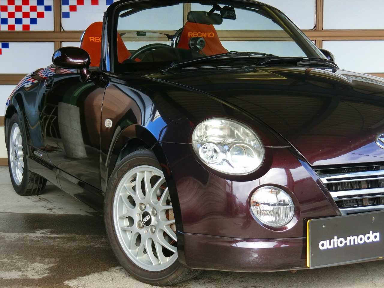 STOCK LIST （在庫一覧）ページに DAIHATSU COPEN(L880K) 5MT ダイハツ コペン アルティメットエディションⅡDRを追加いたしました  | お知らせ | 外車・スポーツカーの販売を行うアウトモーダ