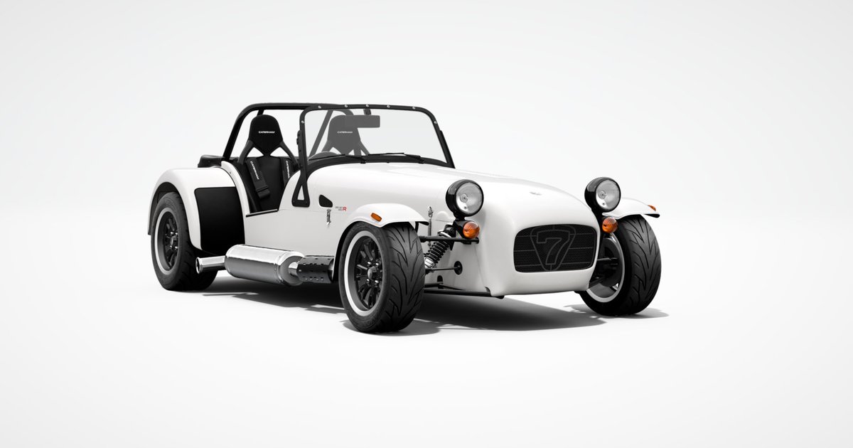 値下げ CATERHAM SUPER 7 1/18 未開封 絶版未展示品 京商 1/18 ケータハム スーパーセブン イエロー